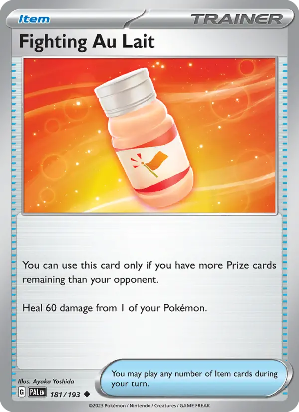 Fighting Au Lait, Pokémon card