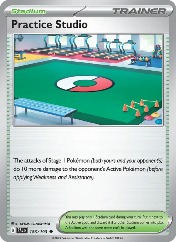 Practice Studio, Pokémon card