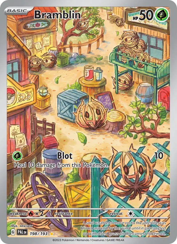 Bramblin, Pokémon card