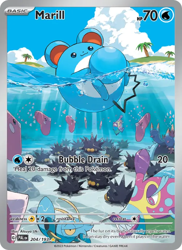 Marill, Pokémon card