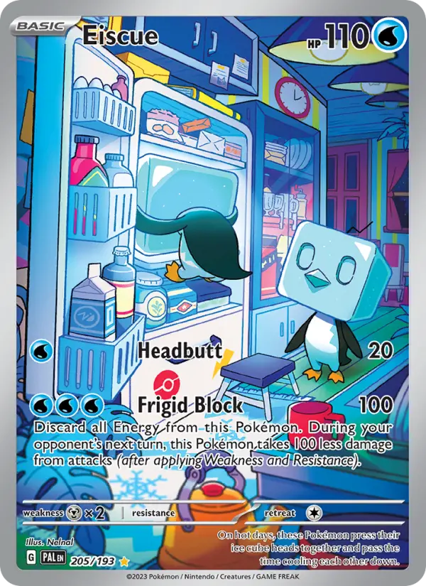 Eiscue, Pokémon card
