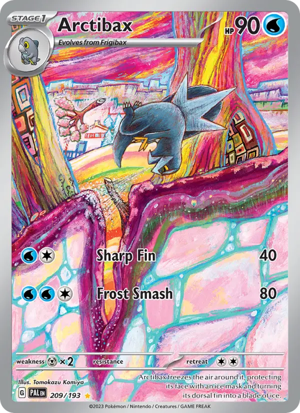 Arctibax, Pokémon card