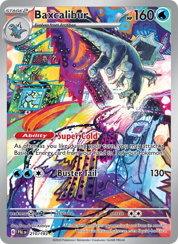 Baxcalibur, Pokémon card