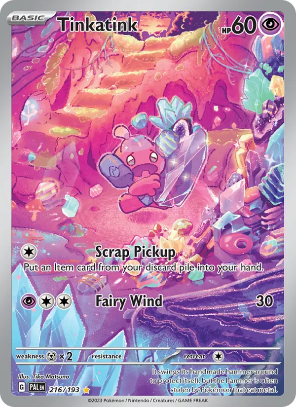 Tinkatink, Pokémon card
