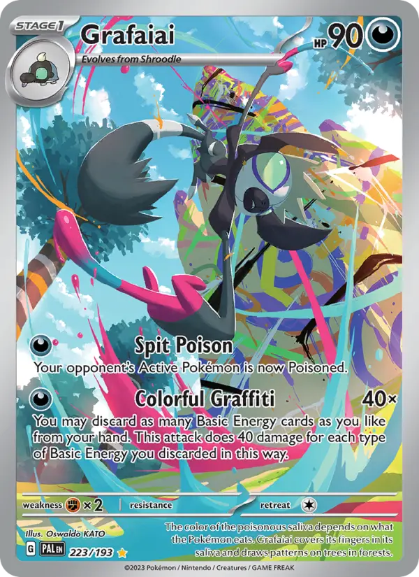 Grafaiai, Pokémon card