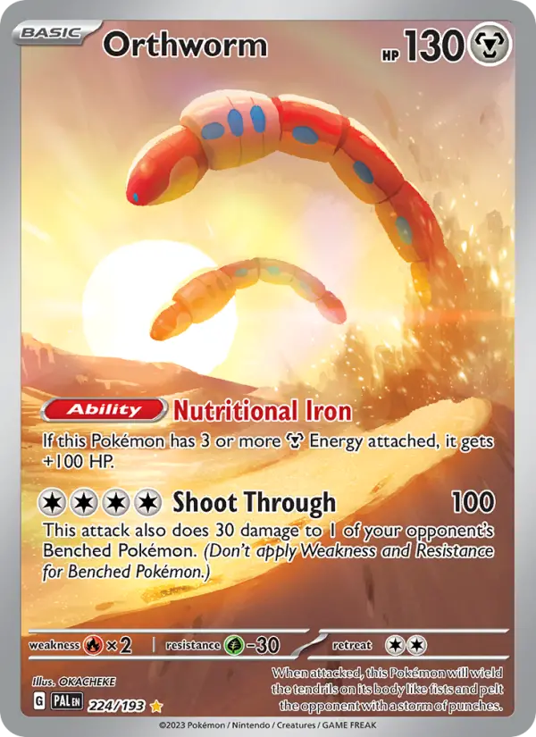 Orthworm, Pokémon card