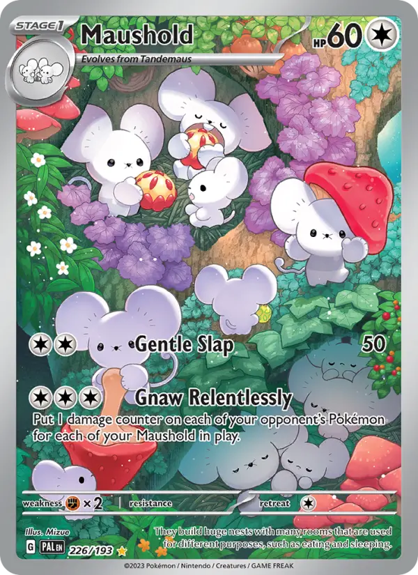 Maushold, Pokémon card