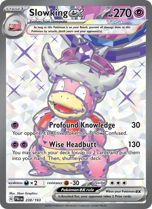 Slowking ex, Pokémon card