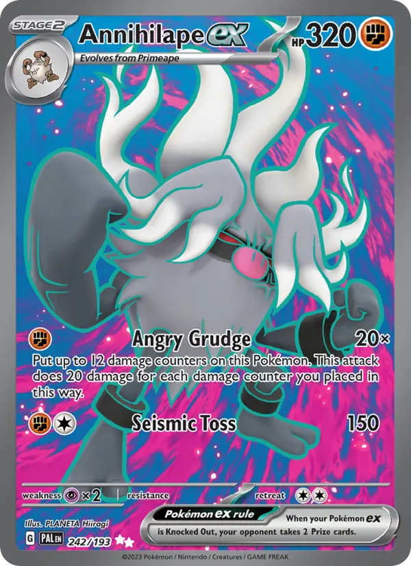 Annihilape, Pokémon card