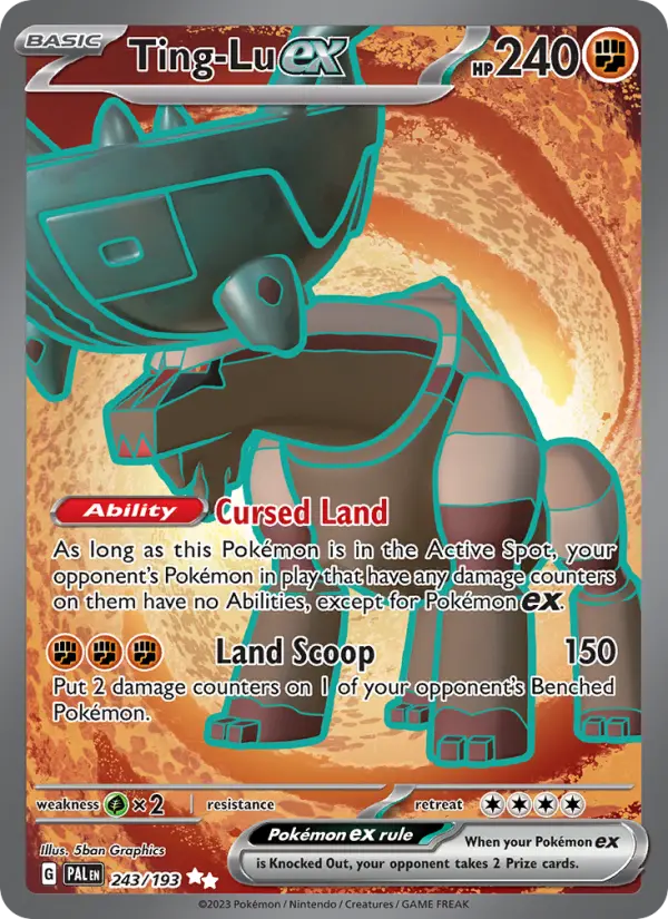 Ting-Lu ex, Pokémon card