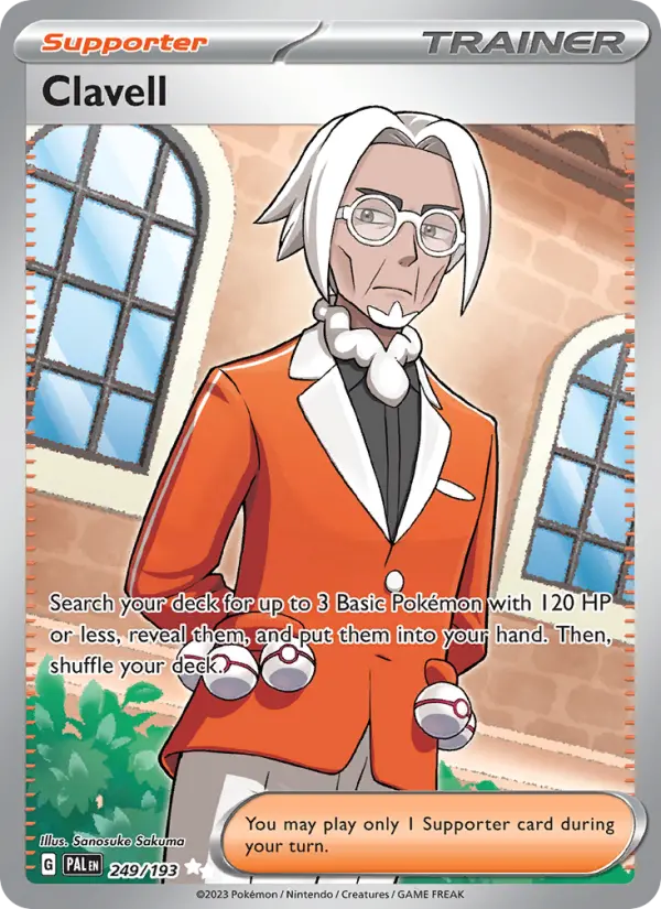 Clavell, Pokémon card