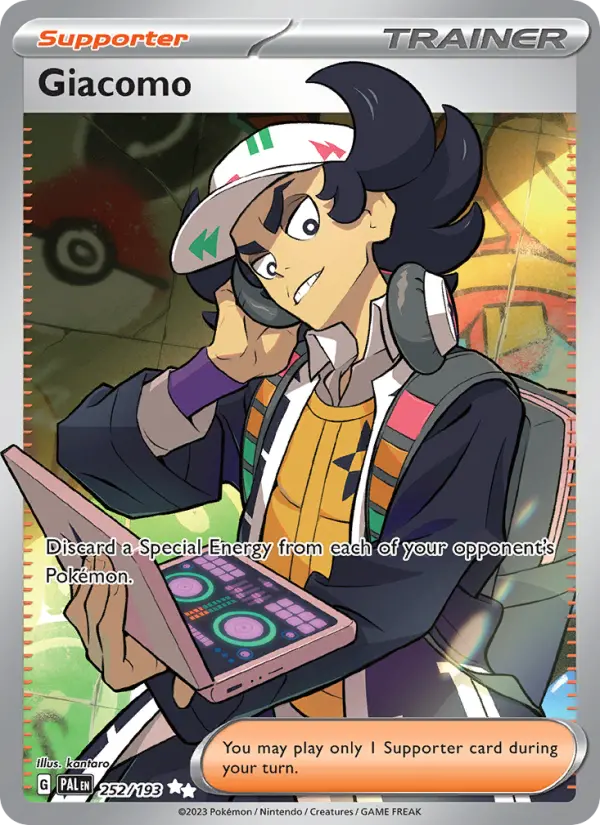 Giacomo, Pokémon card
