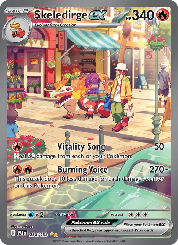 Skeledirge, Pokémon card