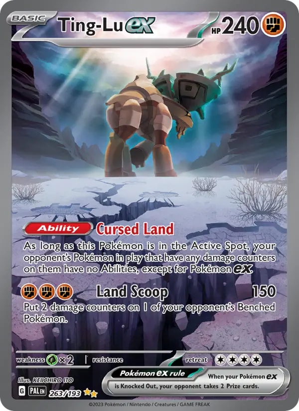 Ting-Lu ex, Pokémon card
