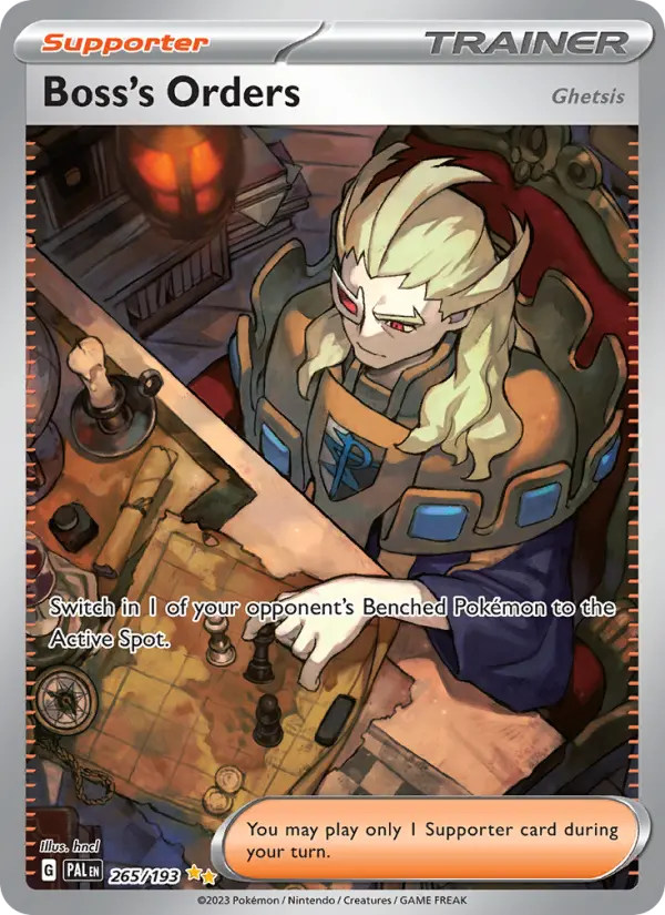 Boss's Orders, Pokémon card