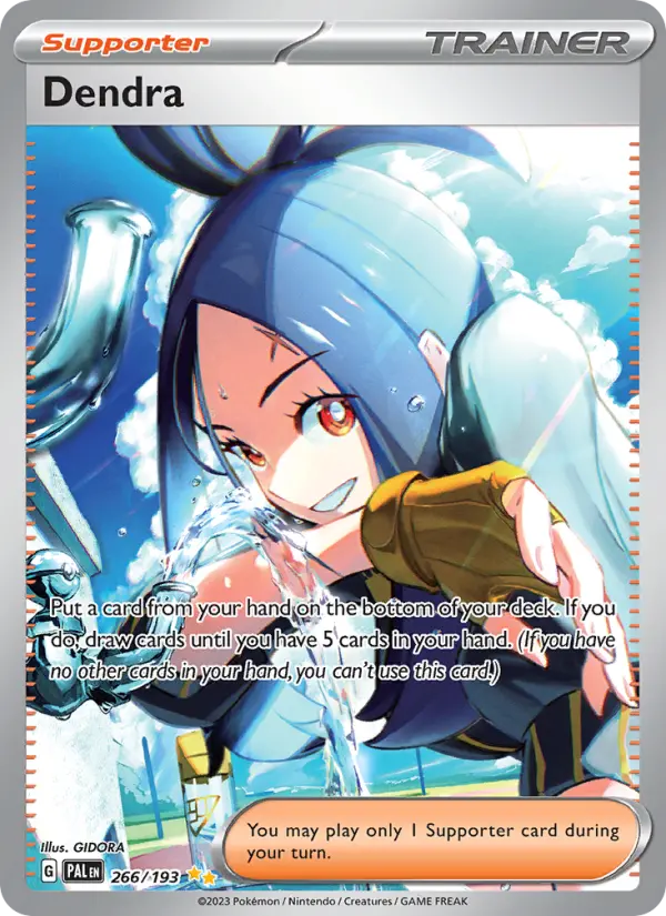 Dendra, Pokémon card