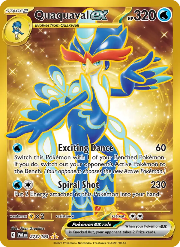 Quaquaval ex, Pokémon card
