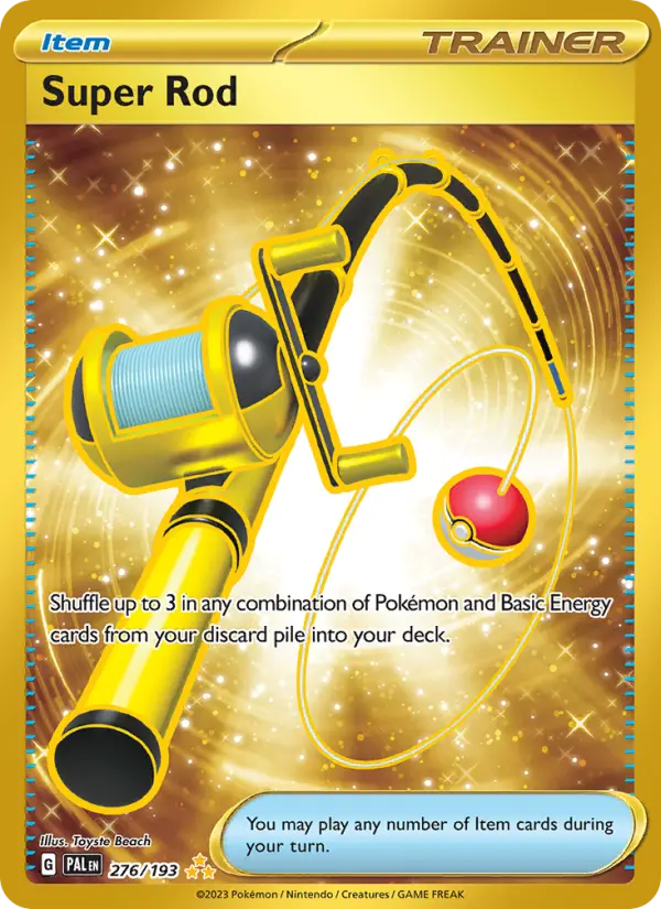 Super Rod, Pokémon card