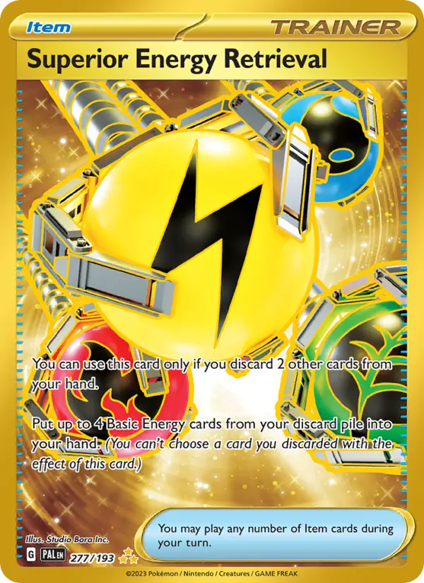 Superior Energy Retrieval, Pokémon card