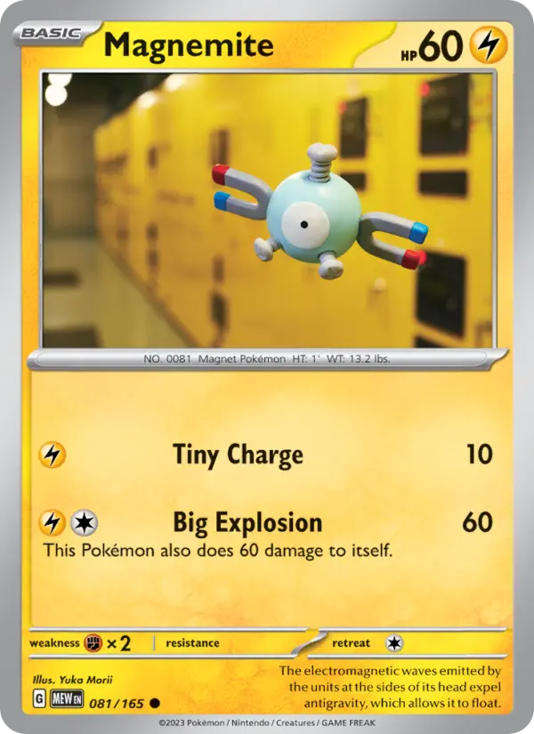 Magnemite, Pokémon card