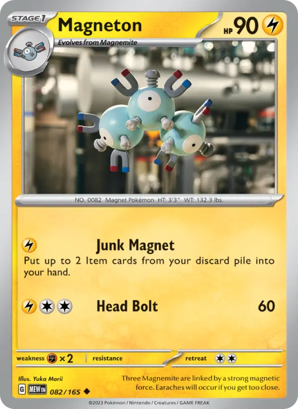 Magneton, Pokémon card