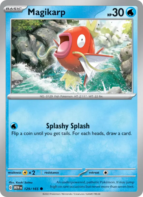 Magikarp, Pokémon card