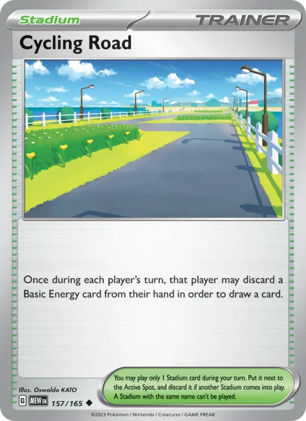 Cycling Road, Pokémon card