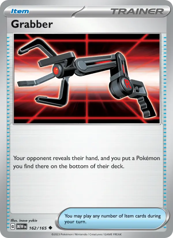 Grabber, Pokémon card