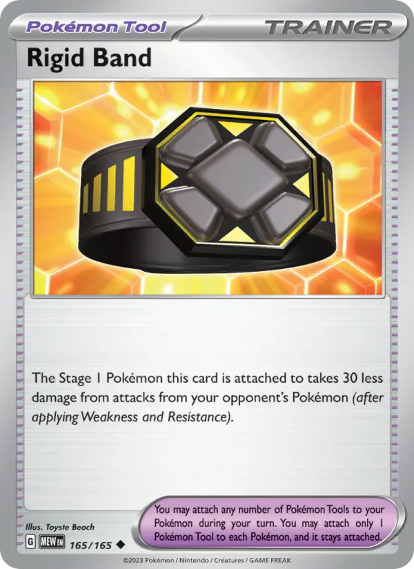 Rigid Band, Pokémon card
