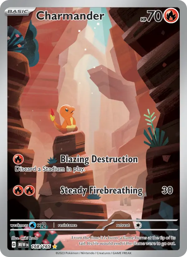 Charmander, Pokémon card