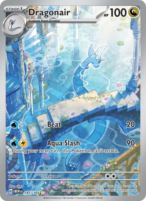 Dragonair, Pokémon card