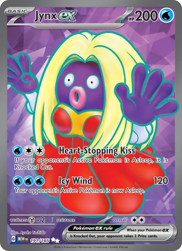 Jynx ex, Pokémon card