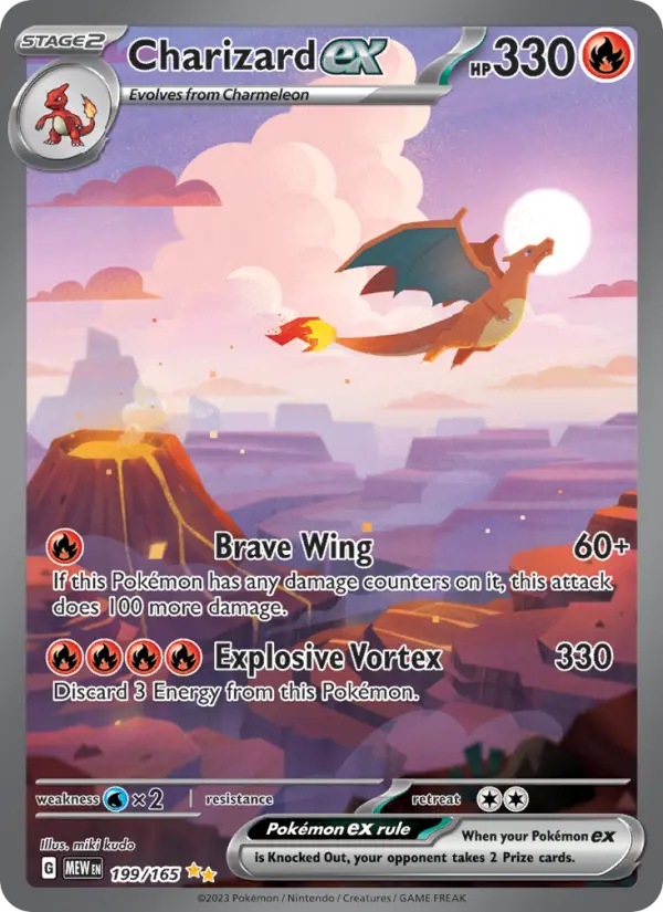Charizard ex, Pokémon card