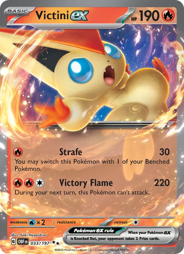 Victini ex, Pokémon card