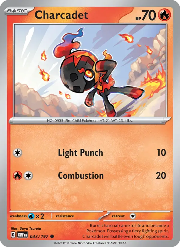 Charcadet, Pokémon card