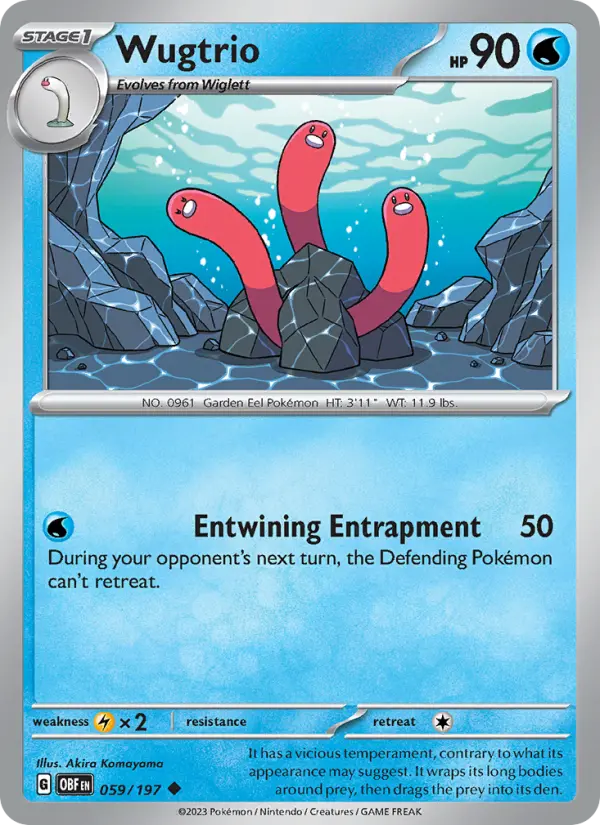 Wugtrio, Pokémon card