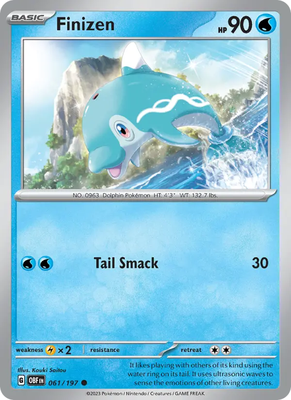 Finizen, Pokémon card