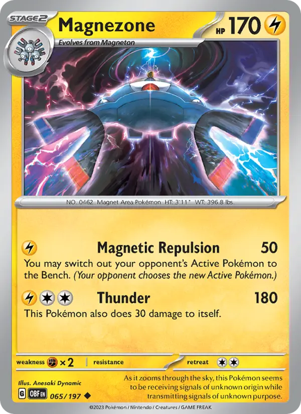 Magnezone, Pokémon card
