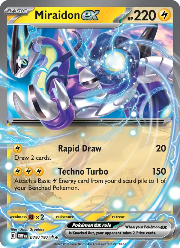 Miraidon ex, Pokémon card