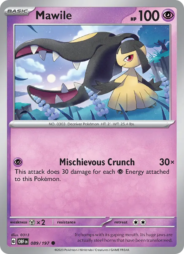 Mawile, Pokémon card
