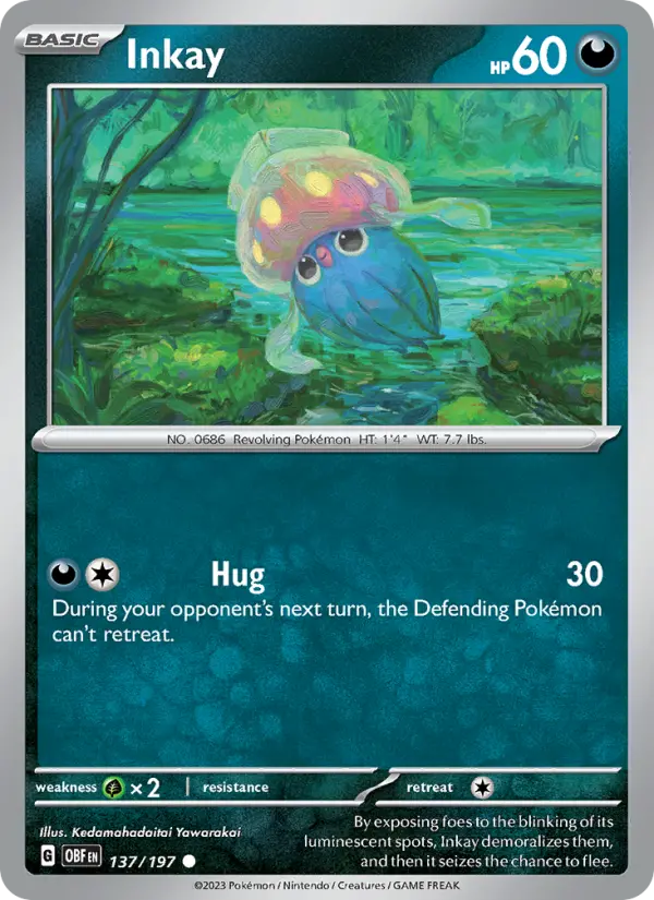 Inkay, Pokémon card