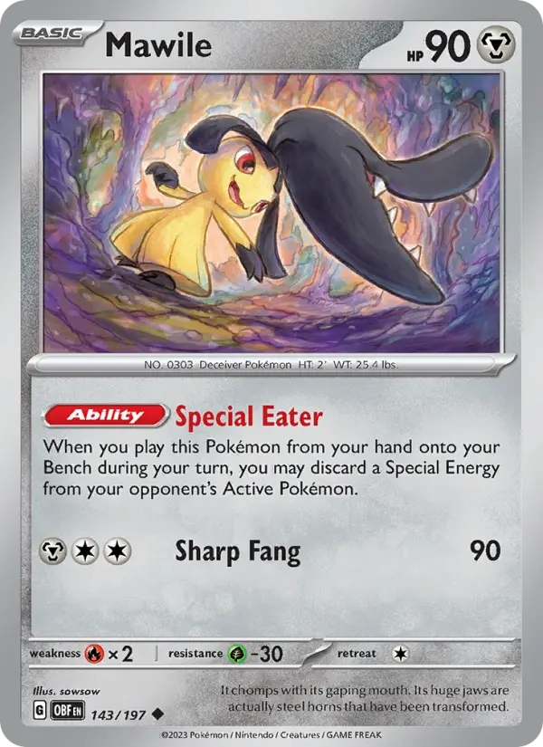 Mawile, Pokémon card