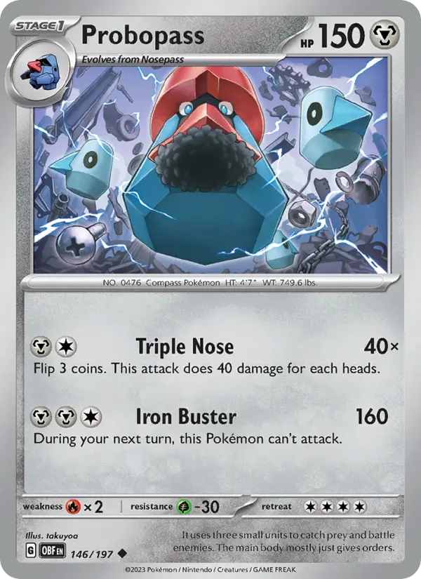 Probopass, Pokémon card