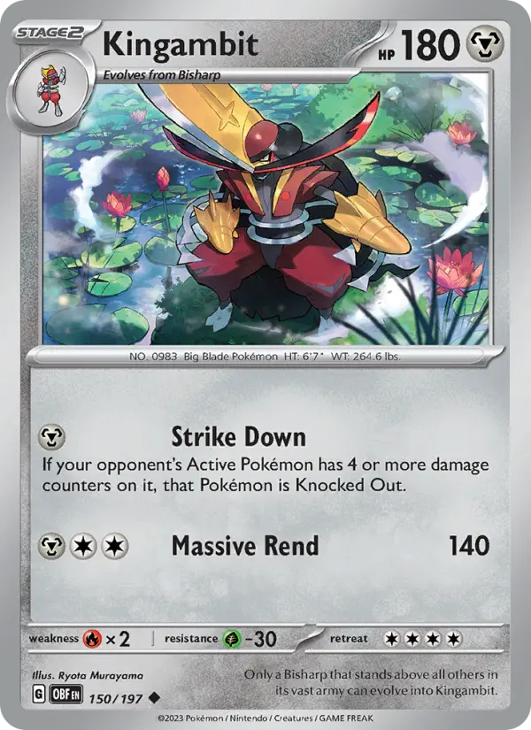 Kingambit, Pokémon card
