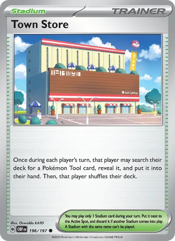 Town Store, Pokémon card