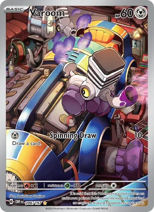 Varoom, Pokémon card