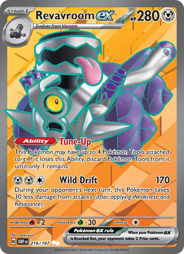 Revavroom ex, Pokémon card
