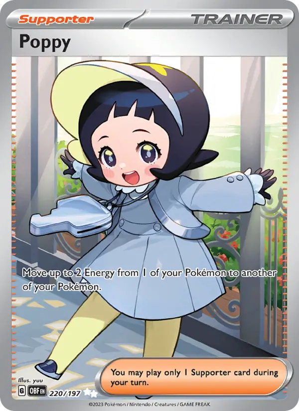 Poppy, Pokémon card