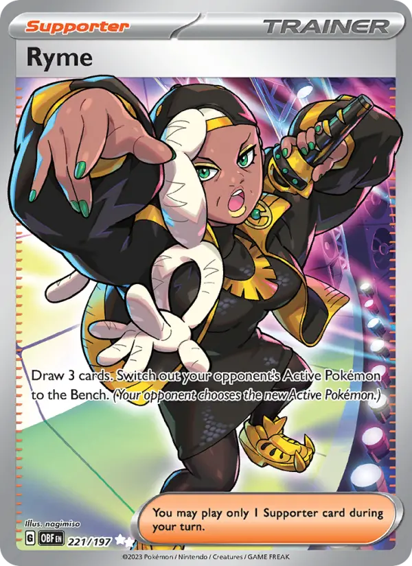 Ryme, Pokémon card
