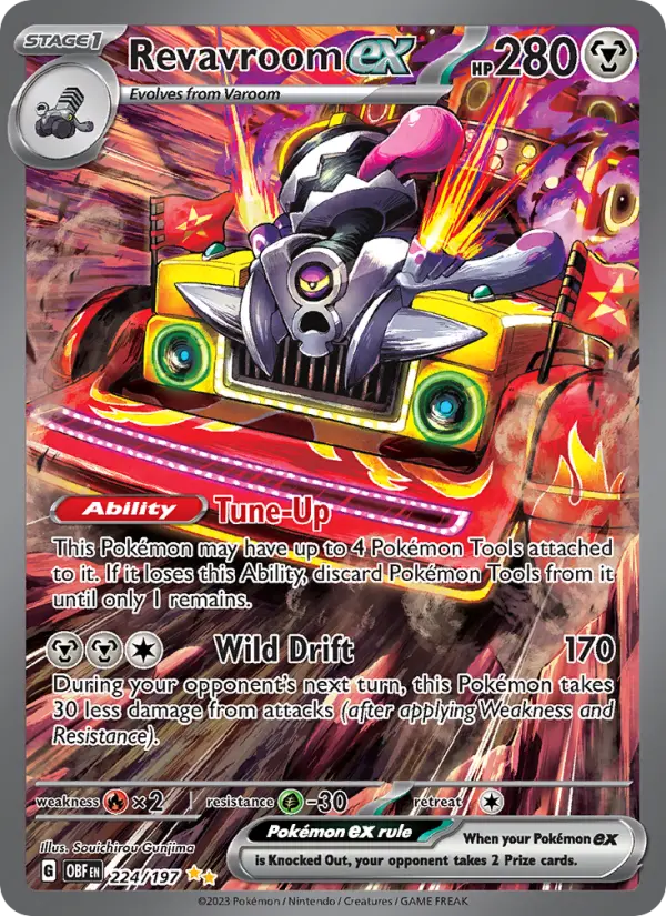 Revavroom, Pokémon card